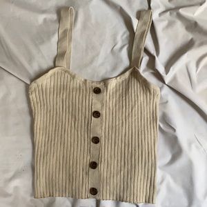 Button up tank top